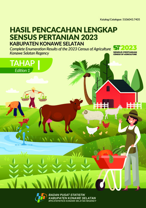 Hasil Pencacahan Lengkap Sensus Pertanian 2023 - Tahap I Kabupaten Konawe Selatan
