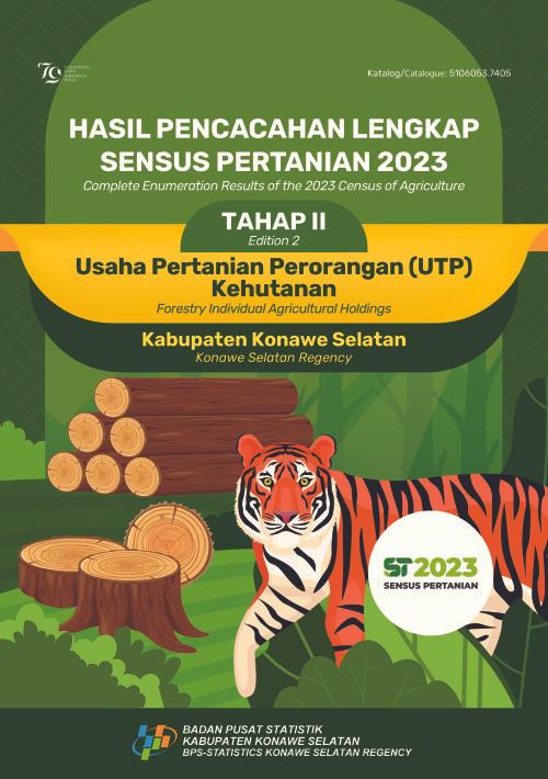 Hasil Pencacahan Lengkap Sensus Pertanian 2023 - Tahap II:  Usaha Pertanian Perorangan (UTP) Kehutanan Kabupaten Konawe Selatan