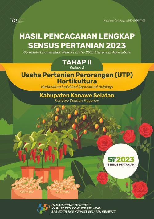 Hasil Pencacahan Lengkap Sensus Pertanian 2023 - Tahap II:  Usaha Pertanian Perorangan (UTP) Hortikultura Kabupaten Konawe Selatan